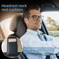 Thumbnail for Car Seat Headrest Neck Rest Pillow Cushion for All Cars- Ergonomic Pillow Memory Foam Neck Support for Neck/Back Pain Relief Neck Rest Support Cushion