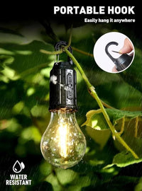 Thumbnail for Decorative Hanging Bulb with 3 Modes Tent Lamp for Camping Pack of 1