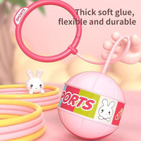 Thumbnail for Skip Ball, Portable Foldable Colorful Flash Wheel Swing Ball, Kids Toys