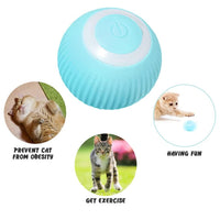 Thumbnail for Rotating Cat Toy Ball, Interactive Cat Toys Rechargeable Rotating Ball with LED