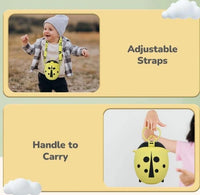 Thumbnail for Beetle Baby Straw Sipper Water Bottle With Adjustable Straps