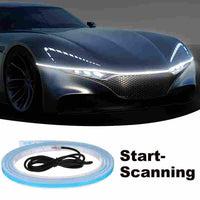 Thumbnail for Universal Flexible Car Led Hood Strip Lights (White Light)