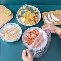 Thumbnail for Plastic Bags - Reusable Elastic Food Storage Plastic Covers