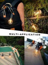 Thumbnail for Decorative Hanging Bulb with 3 Modes Tent Lamp for Camping Pack of 1