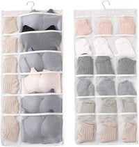 Thumbnail for Double Sided Hanging Closet Organizer Storage Bag 30 Mesh Pockets�