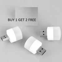 Thumbnail for USB Night Lights LED Plug in White Buy 1 Get 2 Free