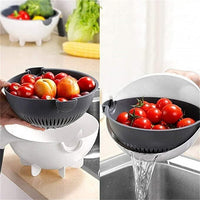 Thumbnail for 9 in 1 Multifunction Plastic Magic Rotate Vegetable Cutter