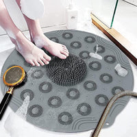 Thumbnail for Shower Foot Cleaner Scrubber Foot Brush Massager Pad Non Slip Suction Cup Exfoliating Dead Skin Foot Mat for Shower (Pack of 2)