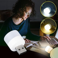 Thumbnail for USB Night Lights LED Plug in White Buy 1 Get 2 Free