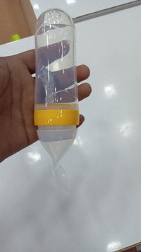 Thumbnail for Silicone Feeding bottle with Spoon