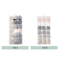 Thumbnail for Double Sided Hanging Closet Organizer Storage Bag 30 Mesh Pockets�