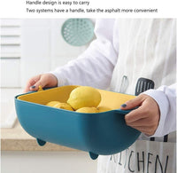 Thumbnail for Multi-Functional Plastic Washing Vegetables and Fruit Draining Basket Strainer