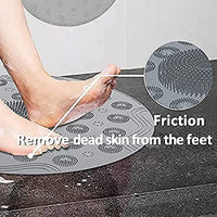 Thumbnail for Shower Foot Cleaner Scrubber Foot Brush Massager Pad Non Slip Suction Cup Exfoliating Dead Skin Foot Mat for Shower (Pack of 2)