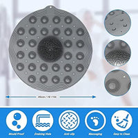 Thumbnail for Shower Foot Cleaner Scrubber Foot Brush Massager Pad Non Slip Suction Cup Exfoliating Dead Skin Foot Mat for Shower (Pack of 2)