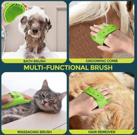 Thumbnail for Pet Bath Brush Dog, Cat Washing Brush Rubber (Pack of 2)