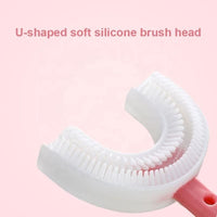 Thumbnail for Toothbrush- U Shape Portable Silicone Teeth Brush Clean(Pack Of 2)(Assorted Color)