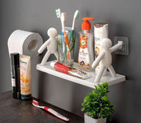 Thumbnail for Bathroom  Storage Basin Cabinet Plastic Wall Shelf